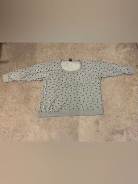 Torrid Size 5 French Bulldog Print Crewneck Sweatshirt